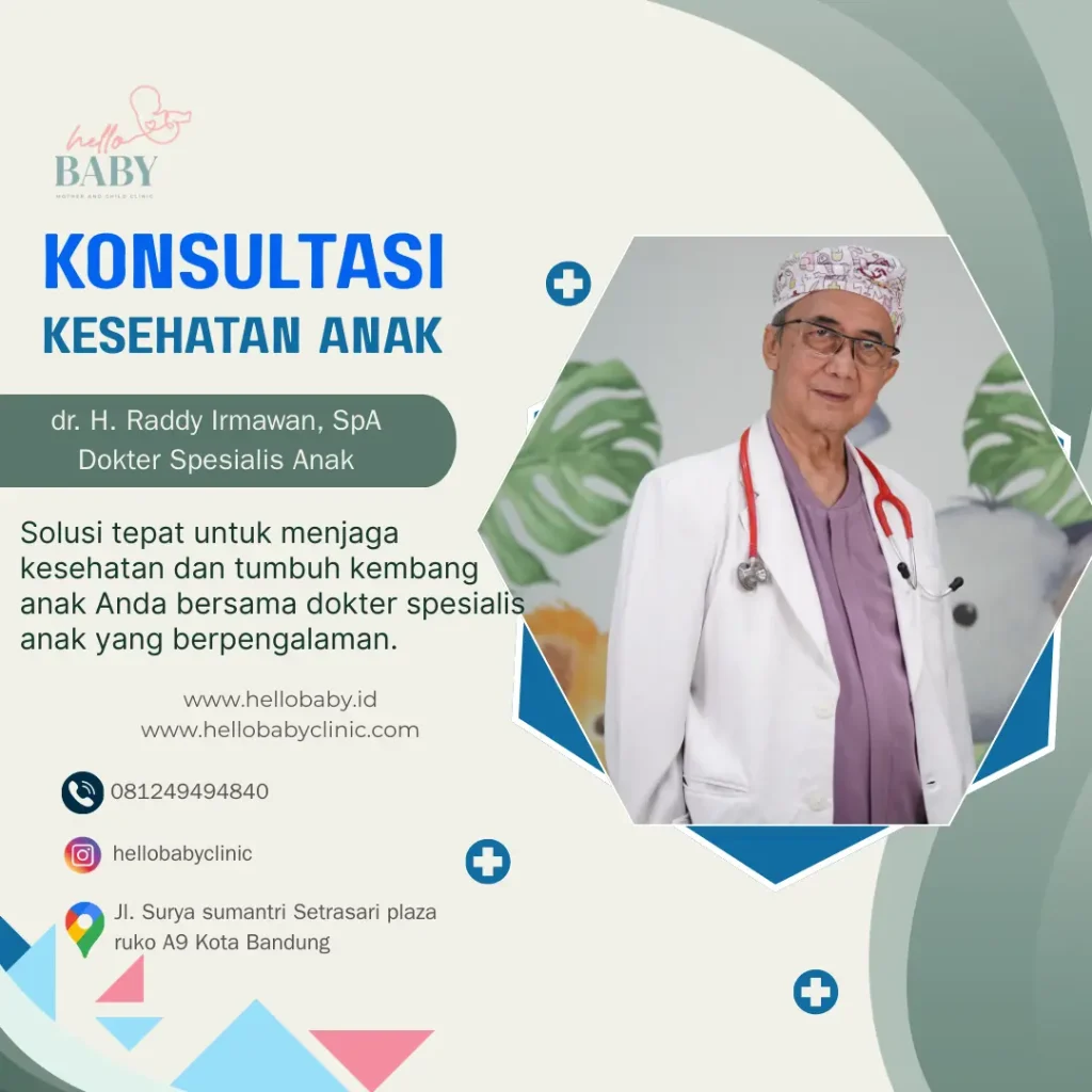 Spesialis Dokter Anak Terdekat di Bandung - dr Raddy Irmawan, SpA