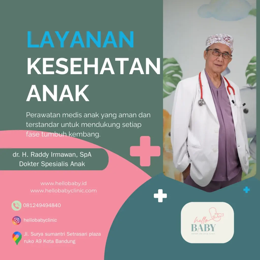 Dokter Tumbuh Kembang Anak di Bandung - dr Raddy Irmawan, SpA