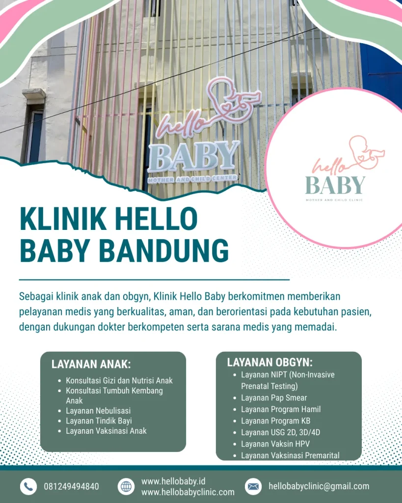 Klinik Dokter Spesialis Anak Terdekat di Bandung - Klinik Hello Baby