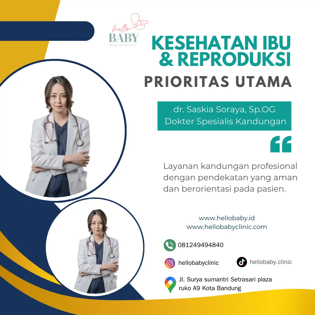 Rekomendasi Dokter Kandungan di Bandung - dr Saskia Soraya, SpOG