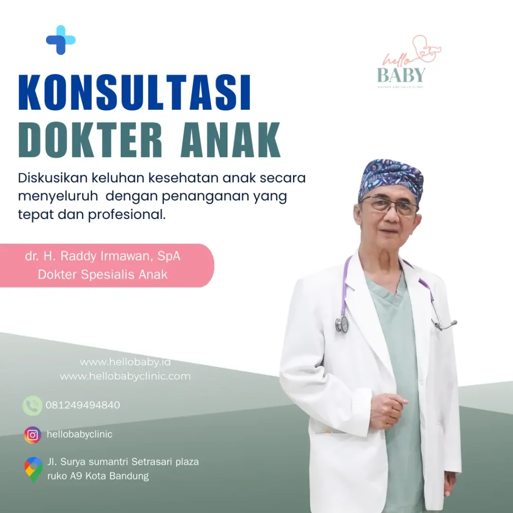 Rekomendasi Dokter Tumbuh Kembang Anak di Bandung - dr Raddy Irmawan, SpA