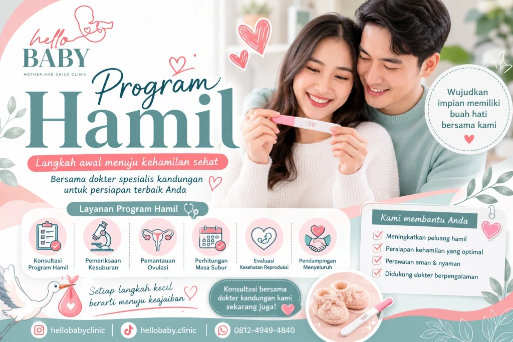 Layanan Program Hamil Klinik Hello Baby Bandung