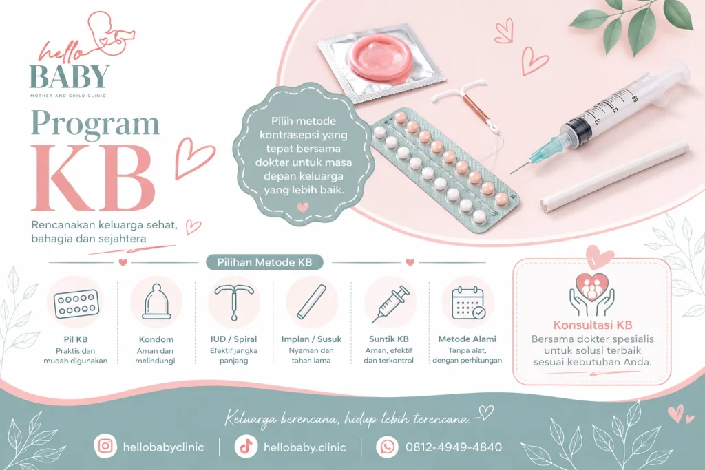 Layanan Program KB di Klinik Hello Baby Bandung
