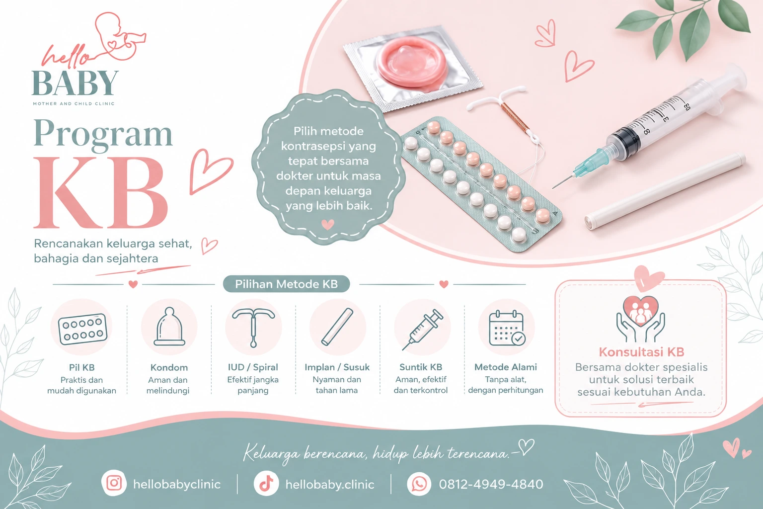 Layanan Program KB di Klinik Hello Baby Bandung