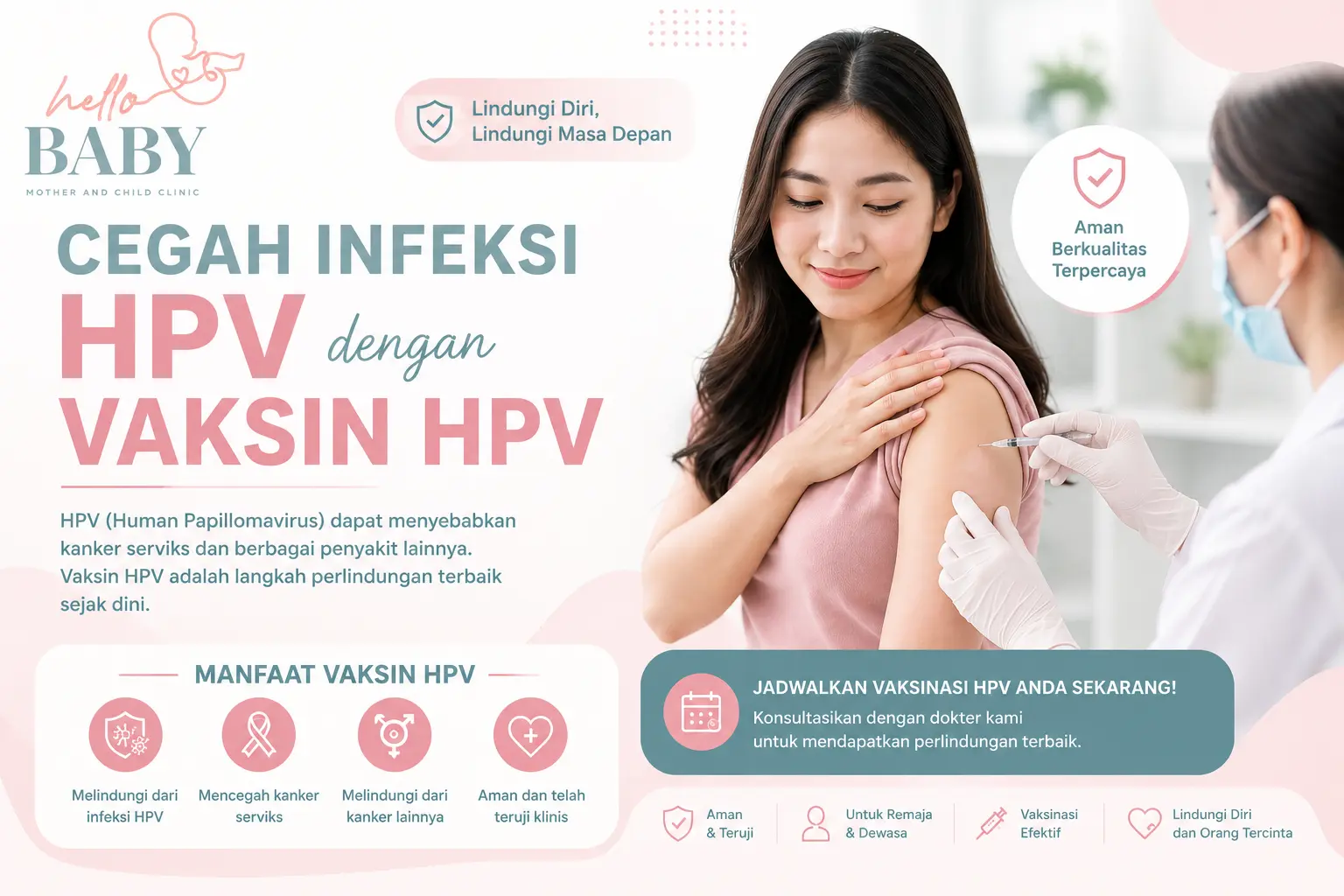 Vaksin HPV Bandung - Klinik Hello Baby
