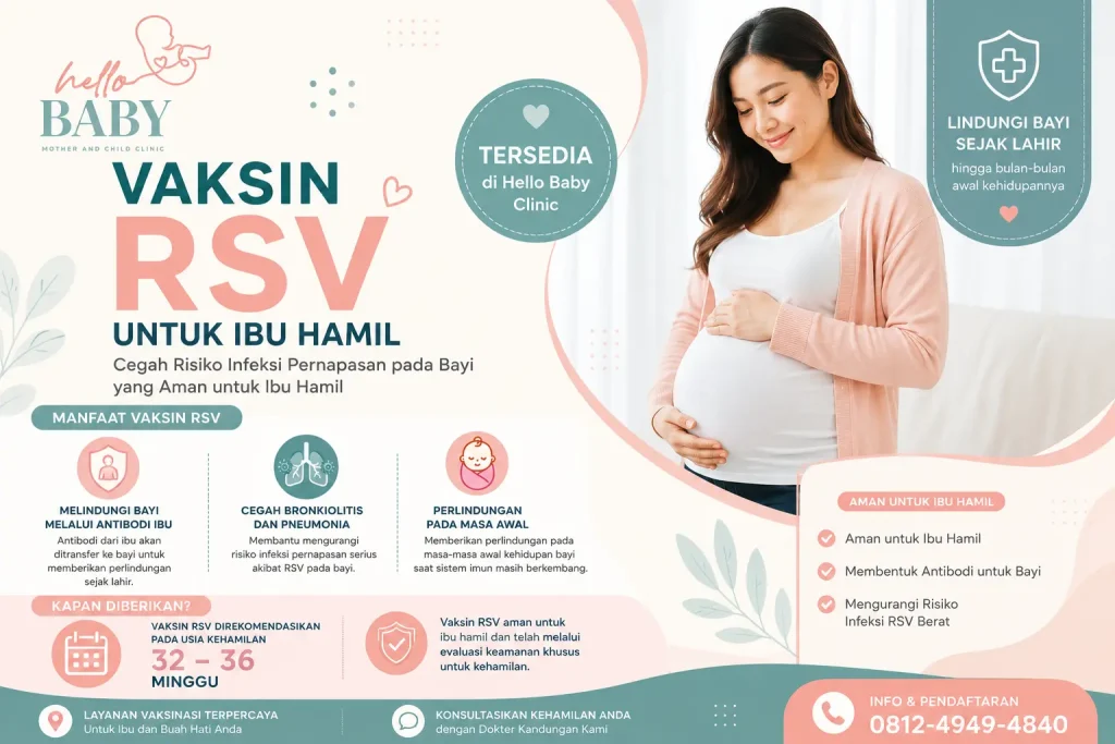 Vaksin RSV Bandung - Klinik hello baby