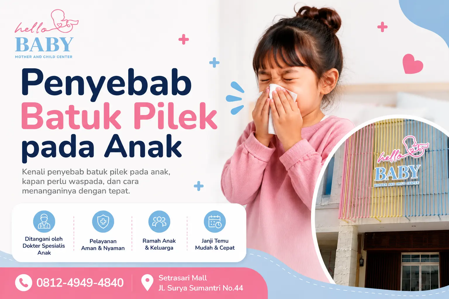 penyebab batuk pilek pada anak Klinik Hello Baby